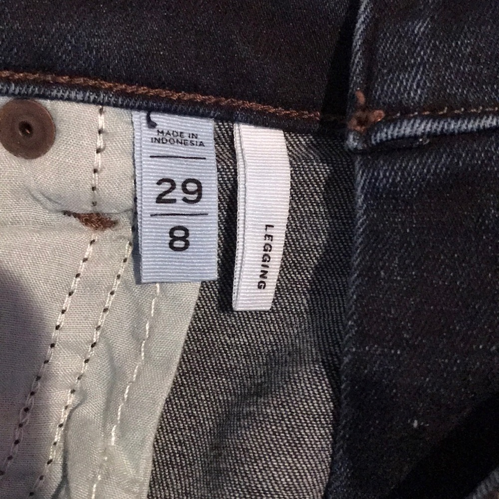 LIKE NEW LOFT denim jean leggings - Picture 5 of 5
